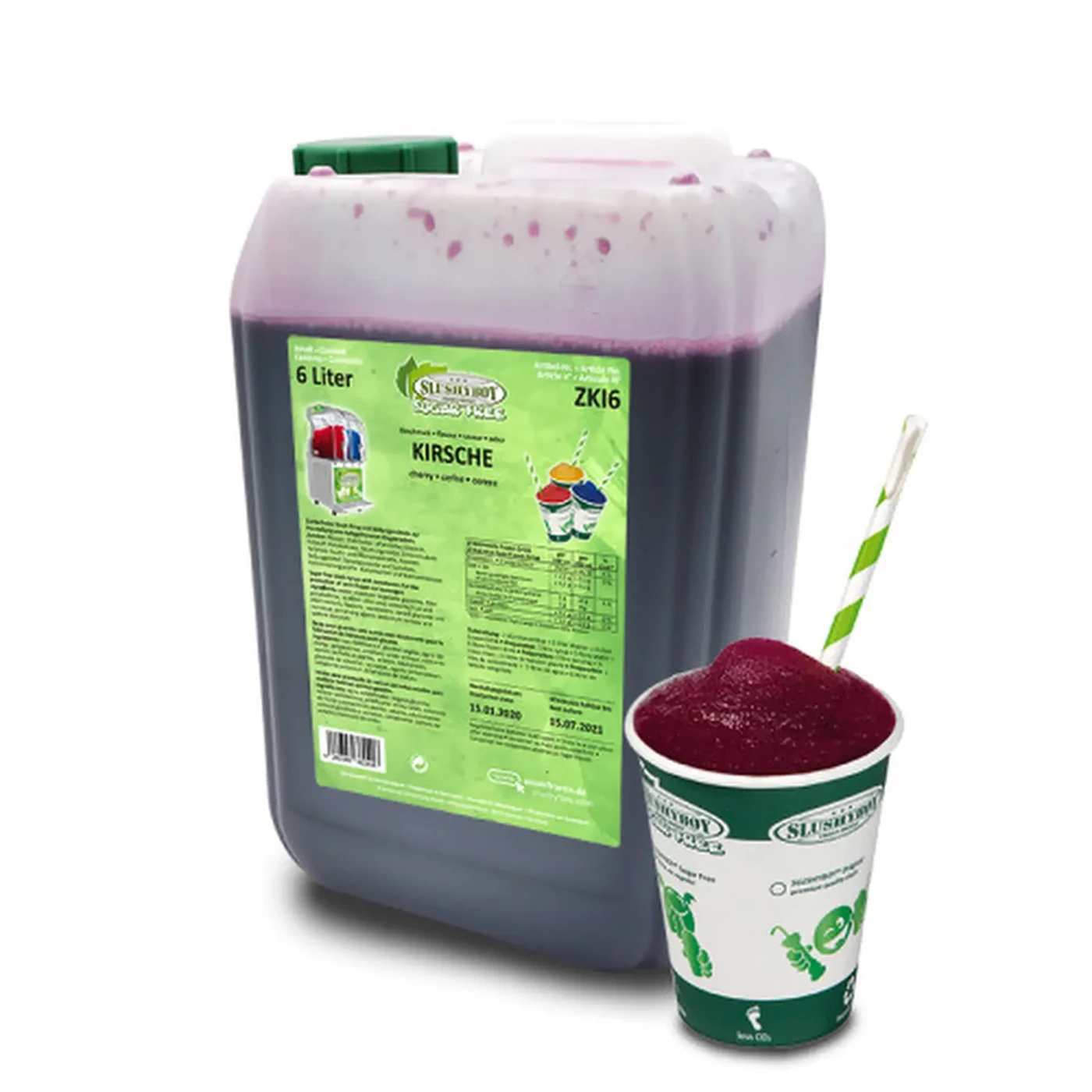 Slushyboy® Sugar Free Kirsche 6l