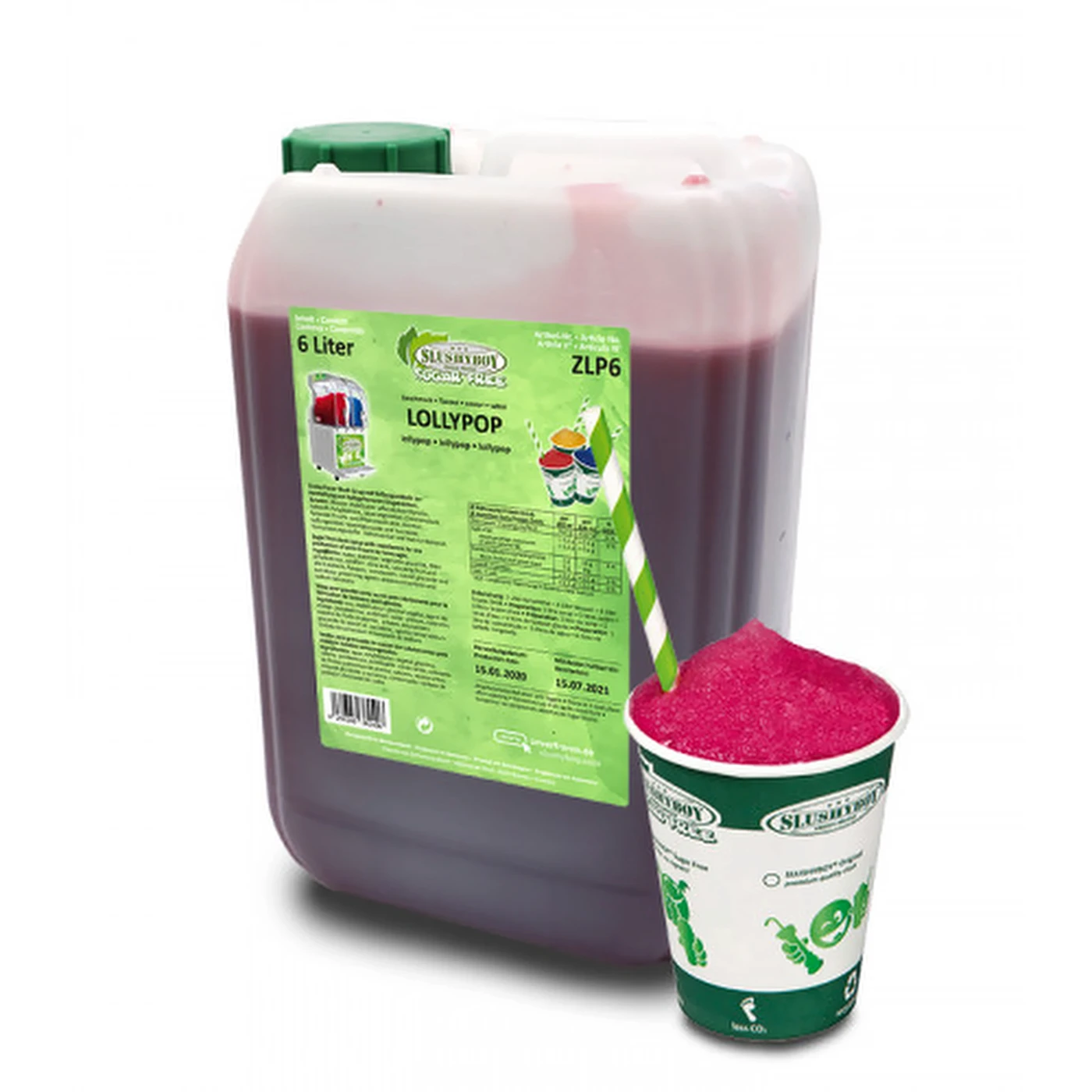 Slushyboy® Sugar Free Lollypop 6l
