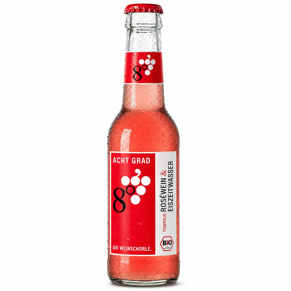 8 Grad Weinschorle rosé