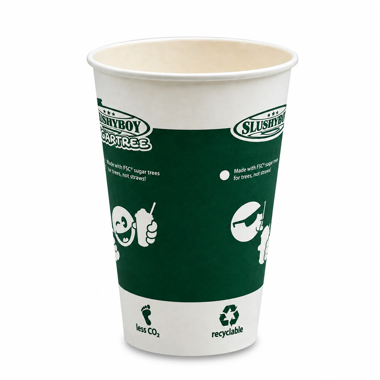 Slushyboy® Bio-Papier-Becher für 300ml