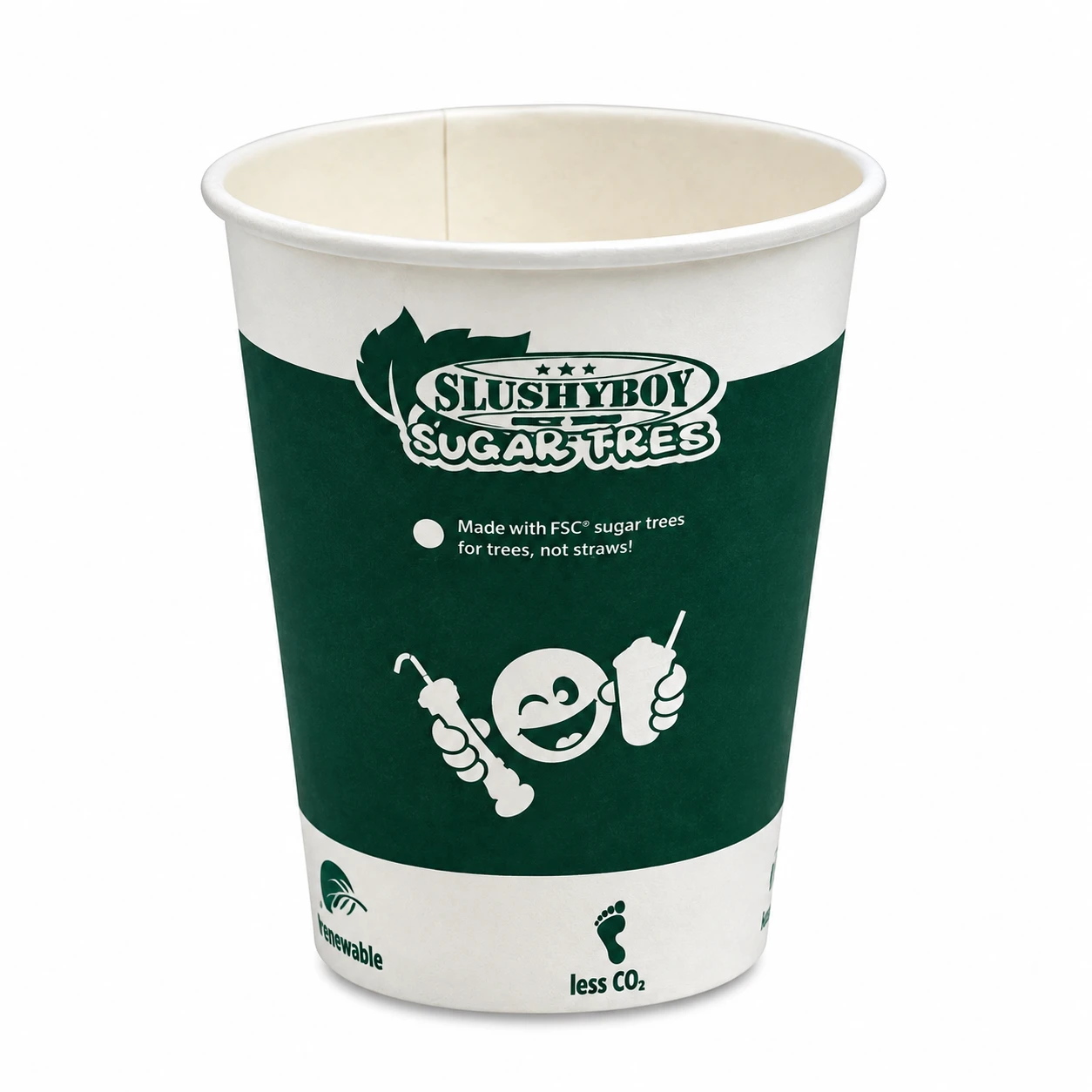 Slushyboy® Papier-Becher 220ml/8oz für 200ml