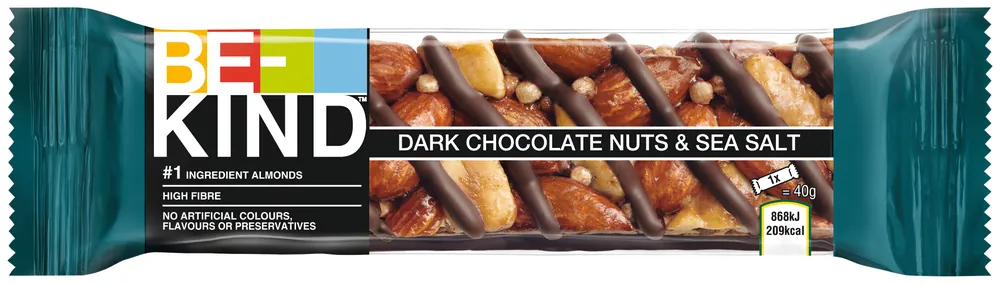 BE-KIND Dark Chocolate Nuts & Sea Salt