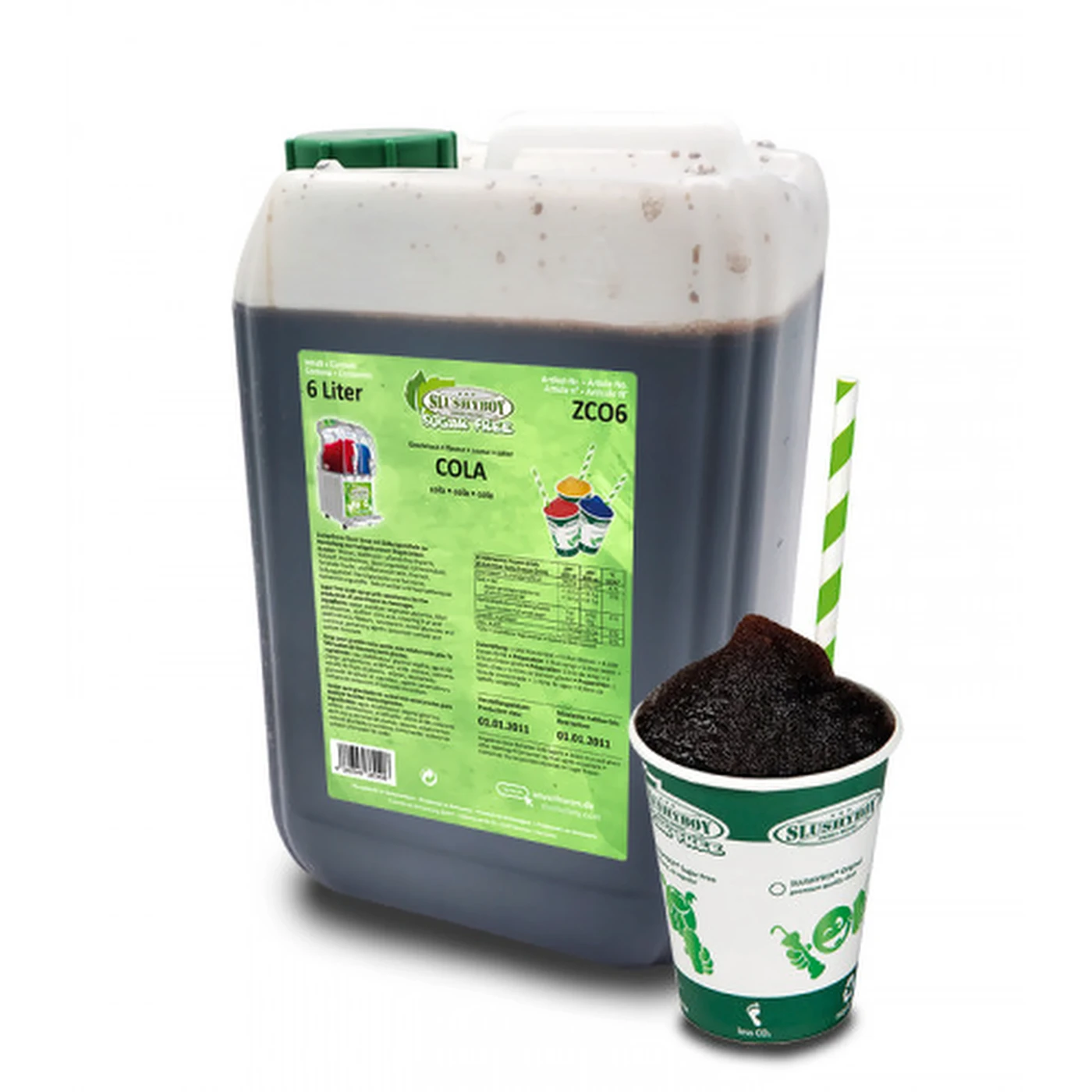 Slushyboy® Sugar Free Cola 6l