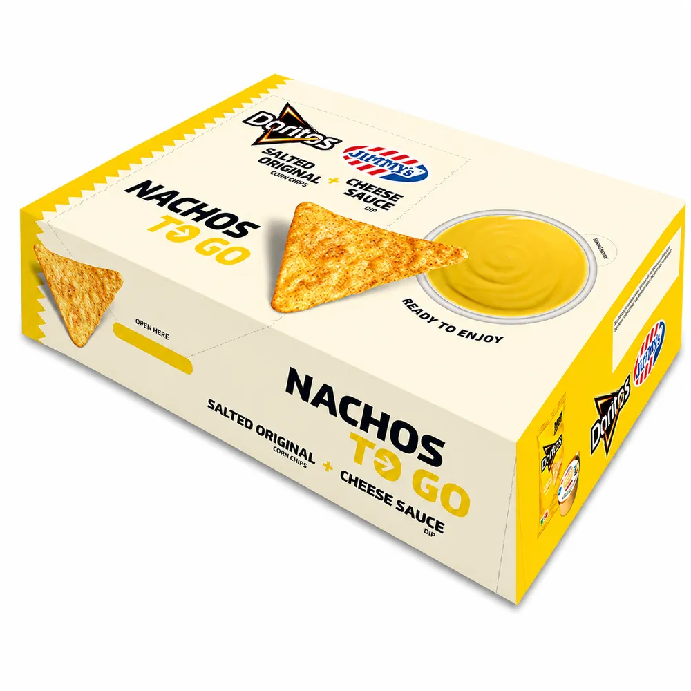 DORITOS Nacho "to go" Salted & JIMMY's Cheese Dip