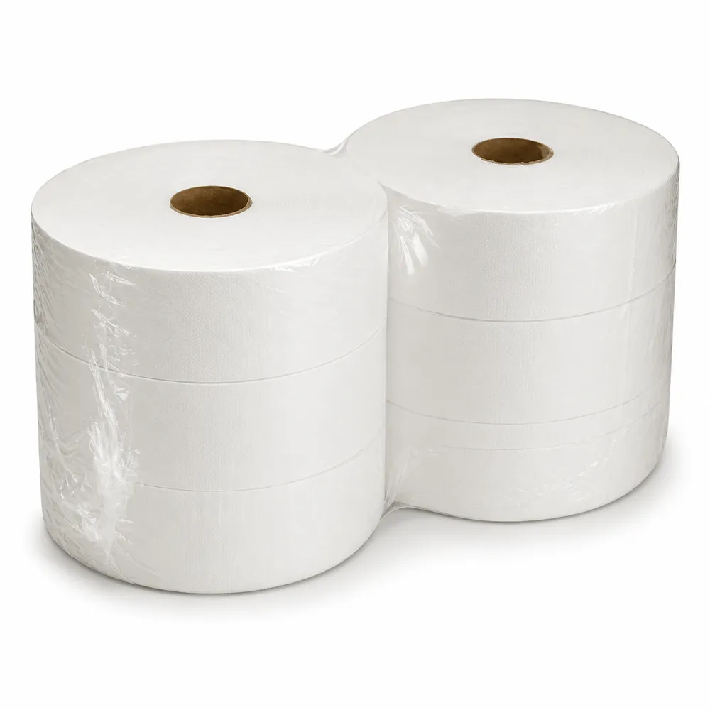Jumbo Toilettenpapier, 2-lagig, 6 Rollen á 380 m