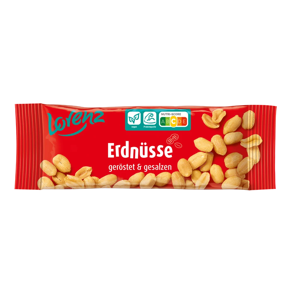 Erdnuss Riegel geröstet & gesalzen